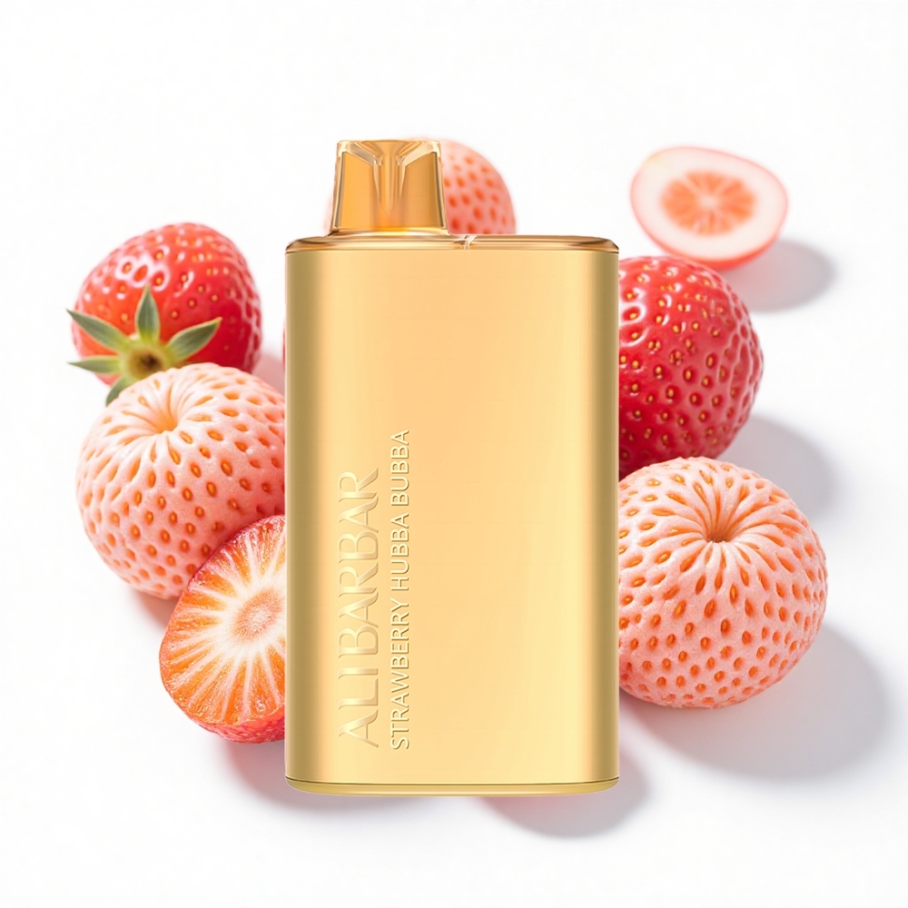 Entfessle den Geschmack deiner Kindheit: Alibarbar Rich 8000 - Strawberry Hubba Bubba